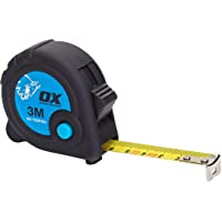 OX Tools OX-T029103 OX Cinta Comercial 3 m-Métrico- Negro-Azul- 5 m